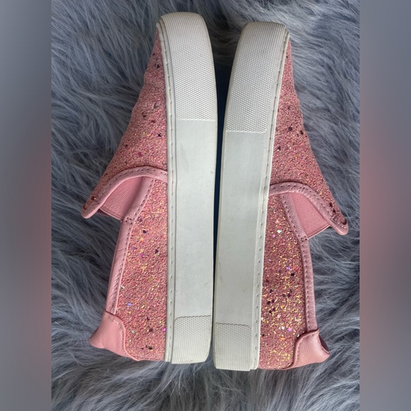 Pink glitter Ugg slip ons - Picture 3 of 7